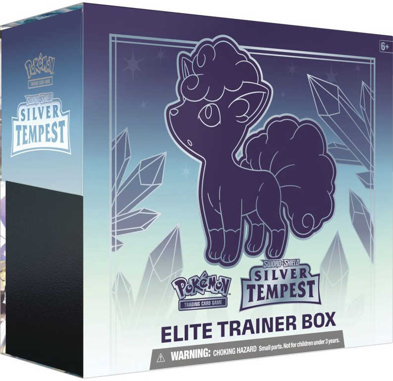 ADC Pokémon TCG SWSH12 Silver Tempest Elite Trainer Box 8x booster s doplòky - zvìtšit obrázek