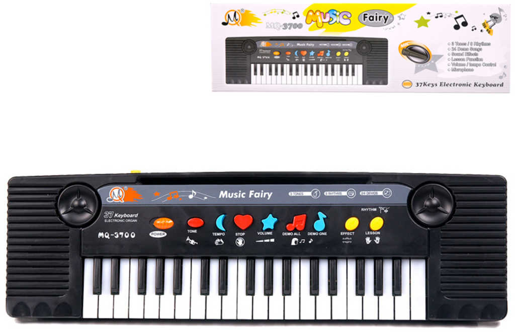 Klávesy elektronický dìtský keyboard 37 kláves pianko s mikrofonem - zvìtšit obrázek