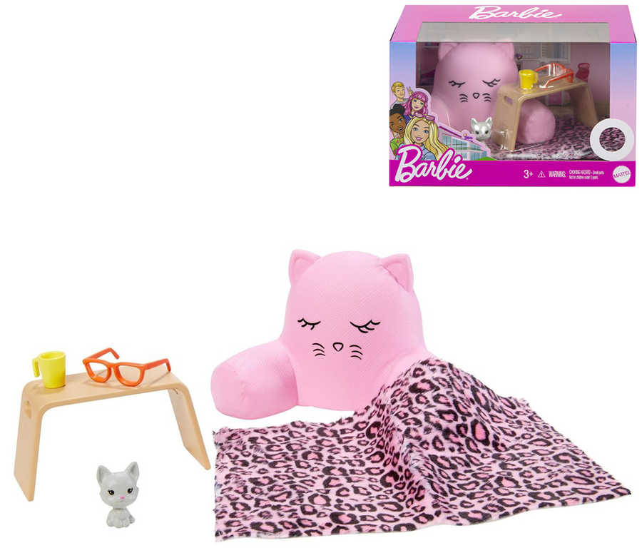 MATTEL BRB Barbie herní set zvíøátko mazlíèek s doplòky v krabici - zvìtšit obrázek