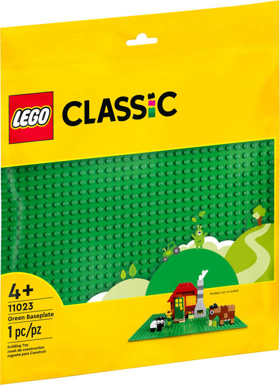 LEGO CLASSIC Podložka zelená ke stavebnicím 25,5x25,5cm 11023 - zvìtšit obrázek
