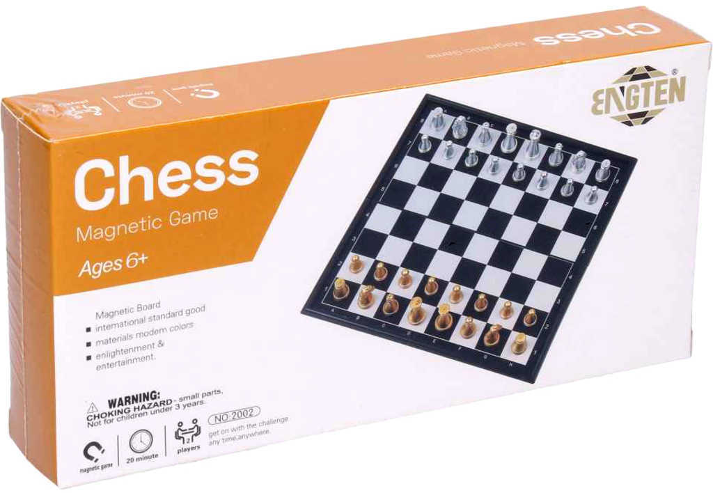 Hra šachy magnetické 20x20cm cestovní *SPOLEÈENSKÉ HRY* - zvìtšit obrázek