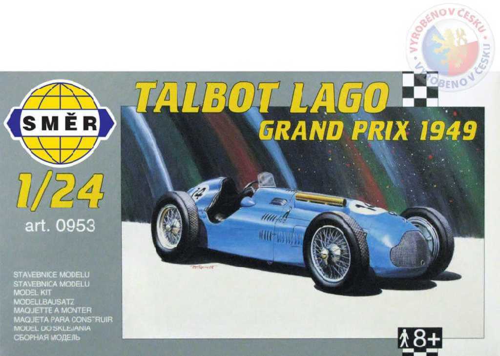 SMÌR Model auto Lago Talbot  1947  1:24 (stavebnice auta) - zvìtšit obrázek