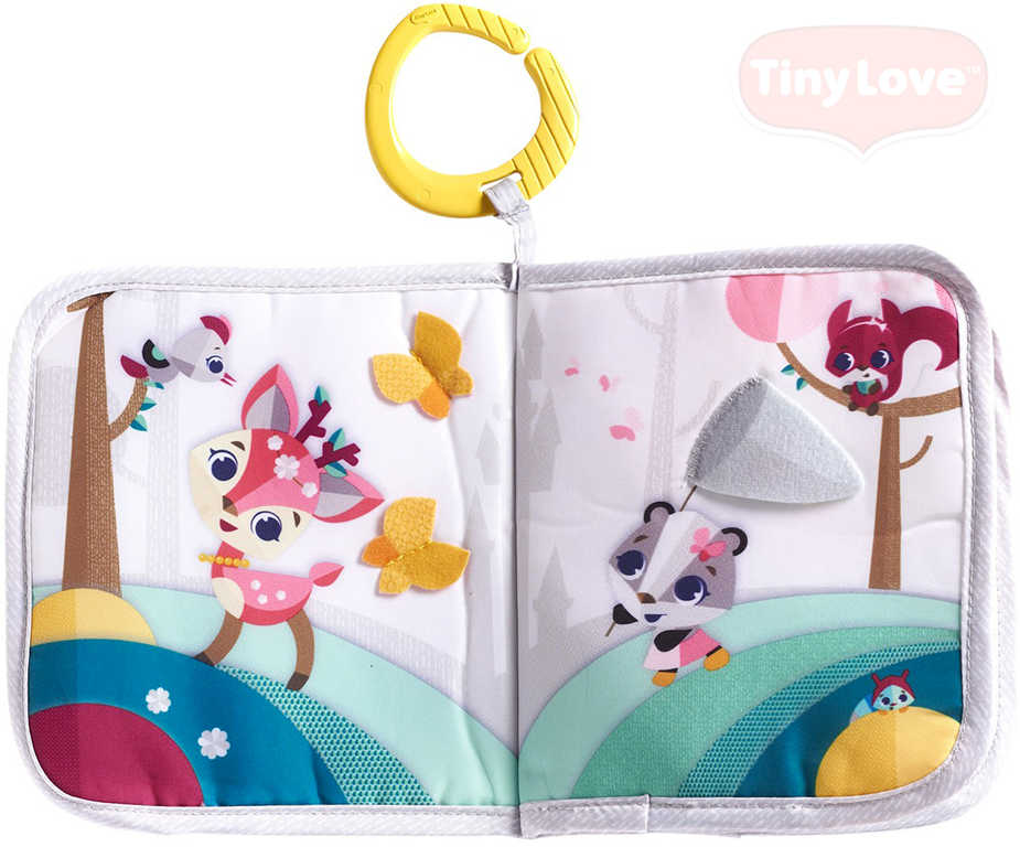 TINY LOVE Baby závìsná knížka se zvíøátky Tiny Princess Tales pro miminko - zvìtšit obrázek