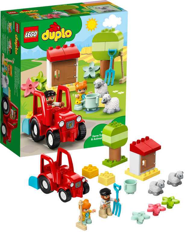 LEGO DUPLO Traktor a zvíøátka z farmy 10950 STAVEBNICE - zvìtšit obrázek
