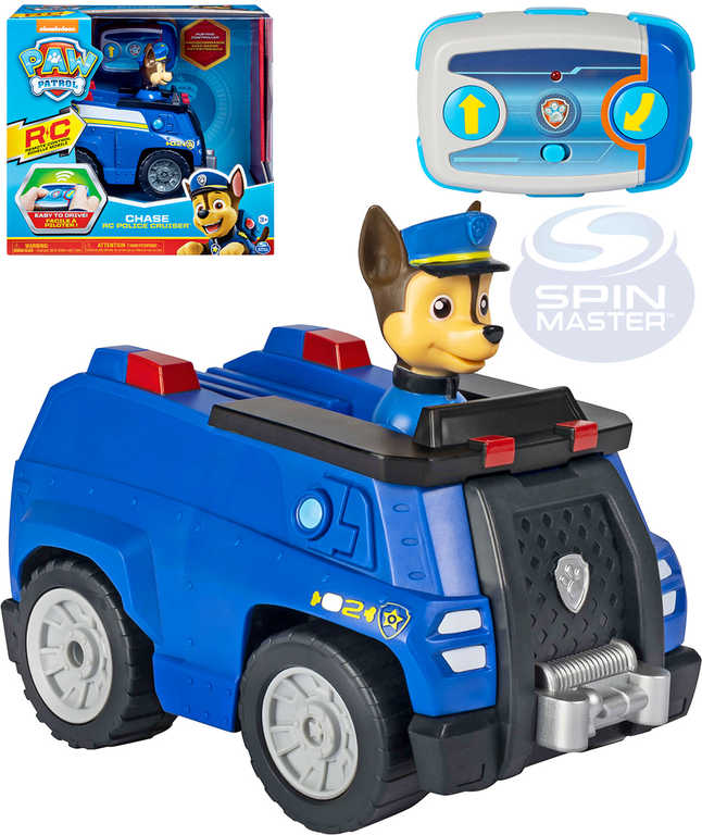 SPIN MASTER RC Auto policie s Chasem na vysílaèku Tlapková Patrola na baterie - zvìtšit obrázek