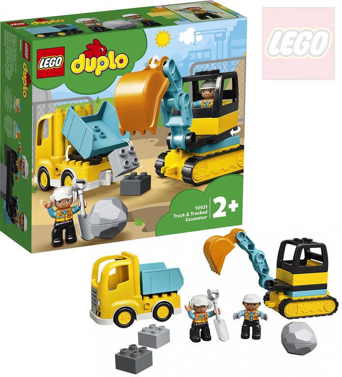 LEGO DUPLO Náklaïák a pásový bagr 10931 STAVEBNICE - zvìtšit obrázek