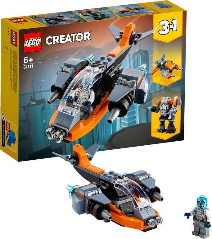 LEGO CREATOR Kyberdron 31111 STAVEBNICE - zvìtšit obrázek