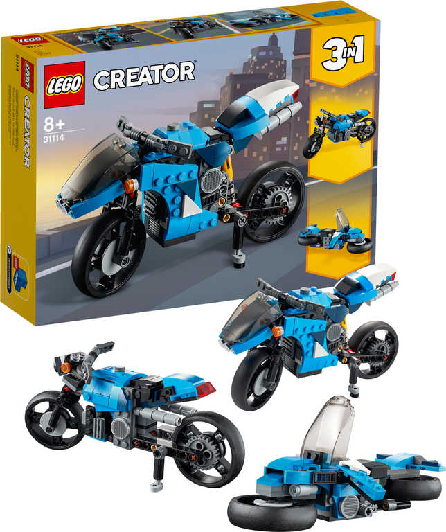 LEGO CREATOR Supermotorka 3v1 31114 STAVEBNICE - zvìtšit obrázek