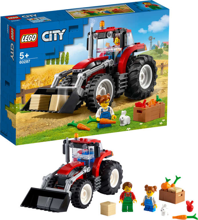 LEGO CITY Traktor s èelním nakladaèem 60287 STAVEBNICE - zvìtšit obrázek