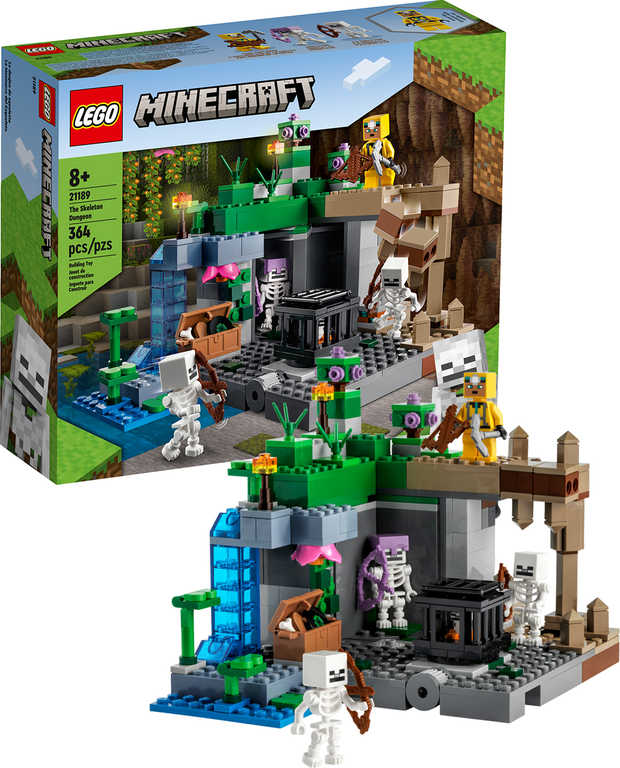 LEGO MINECRAFT Jeskynì kostlivcù 21189 STAVEBNICE - zvìtšit obrázek