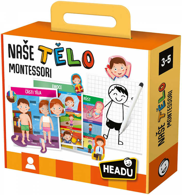 ADC HEADU Montessori Naše tìlo nauèná hra - zvìtšit obrázek