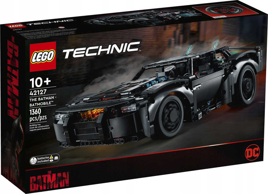 LEGO TECHNIC Batmobil na baterie Svìtlo 42127 STAVEBNICE - zvìtšit obrázek