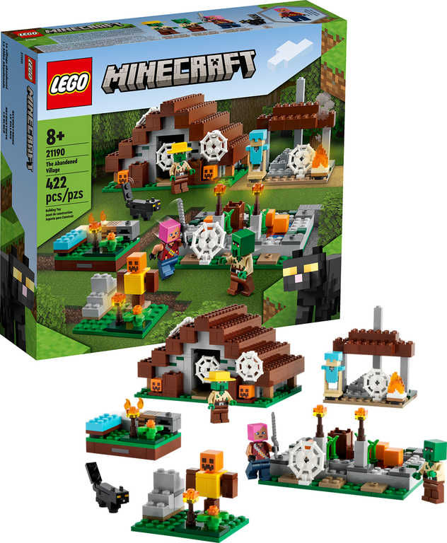 LEGO MINECRAFT Opuštìná vesnice 21190 STAVEBNICE - zvìtšit obrázek