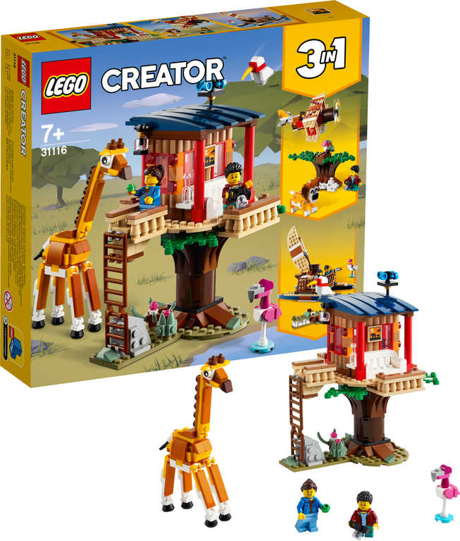 LEGO CREATOR Safari domek na stromì 3v1 31116 STAVEBNICE - zvìtšit obrázek