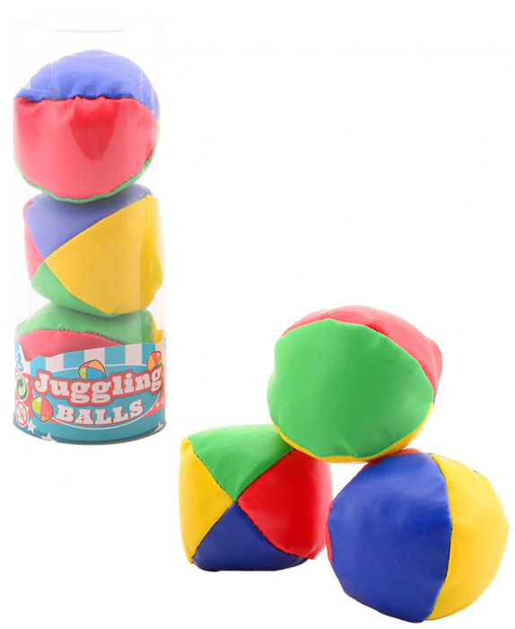 Míèky soft mìkké žonglovací balónky textilní set 3ks v tubì - zvìtšit obrázek