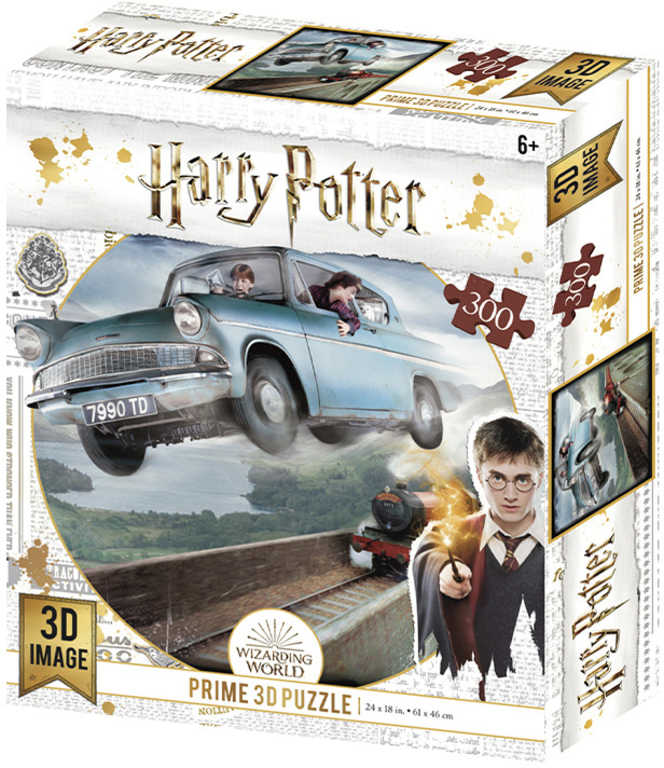 PUZZLE 3D Ford Anglia (Harry Potter) 61x46cm 300 dílkù skládaèka - zvìtšit obrázek