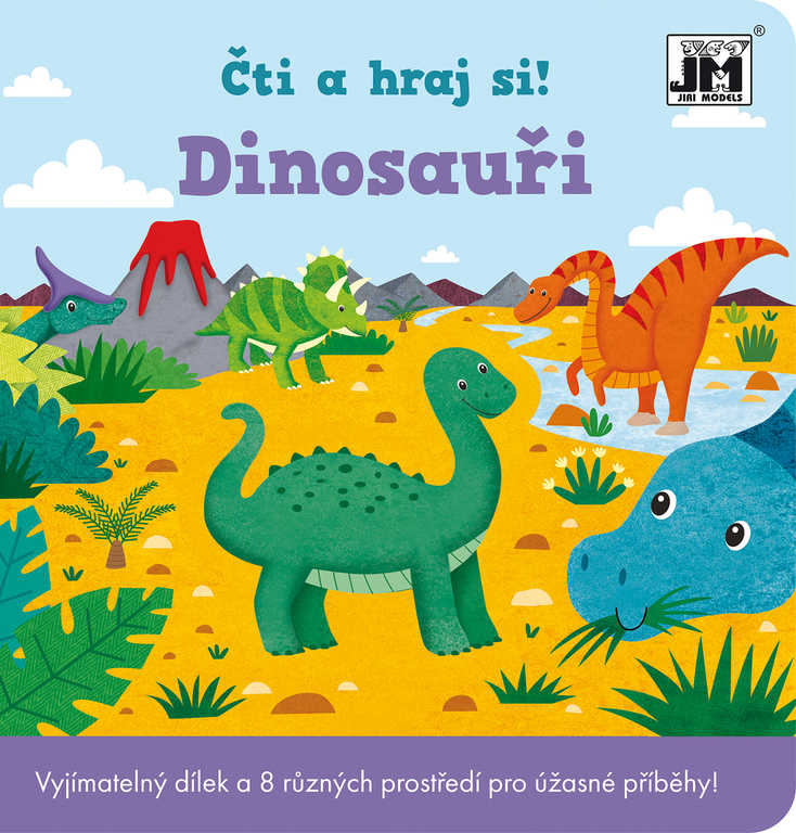 JIRI MODELS Èti a hraj si Dinosauøi knížka s aktivitami - zvìtšit obrázek