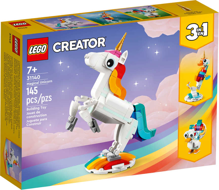 LEGO CREATOR Kouzelný jednorožec 3v1 31140 STAVEBNICE - zvìtšit obrázek