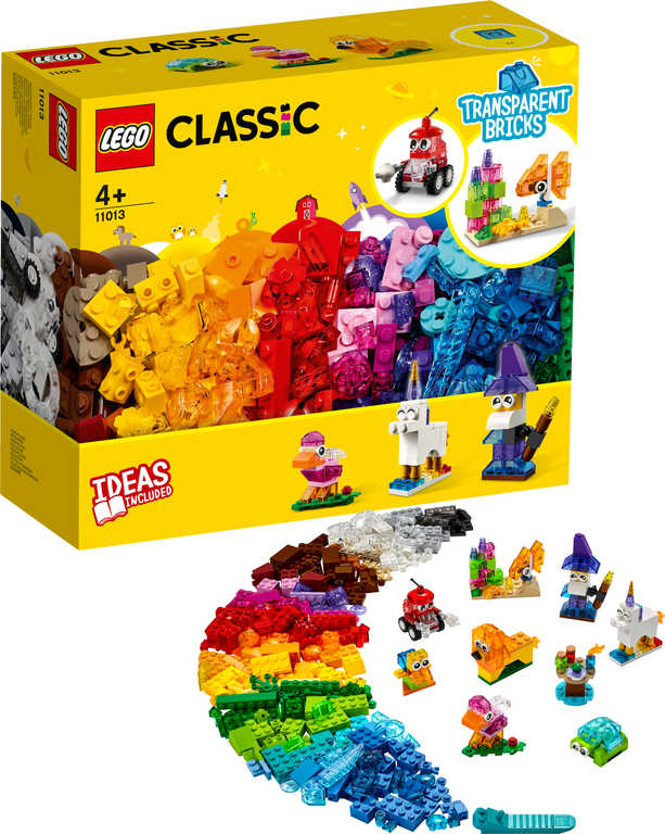 LEGO CLASSIC Prùhledné kreativní kostky 11013 STAVEBNICE - zvìtšit obrázek