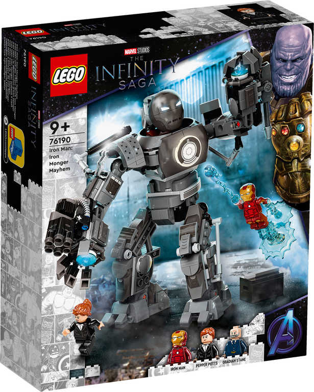 LEGO SUPER HEROES Iron Man: bìsnìní Iron Mongera 76190 STAVEBNICE - zvìtšit obrázek