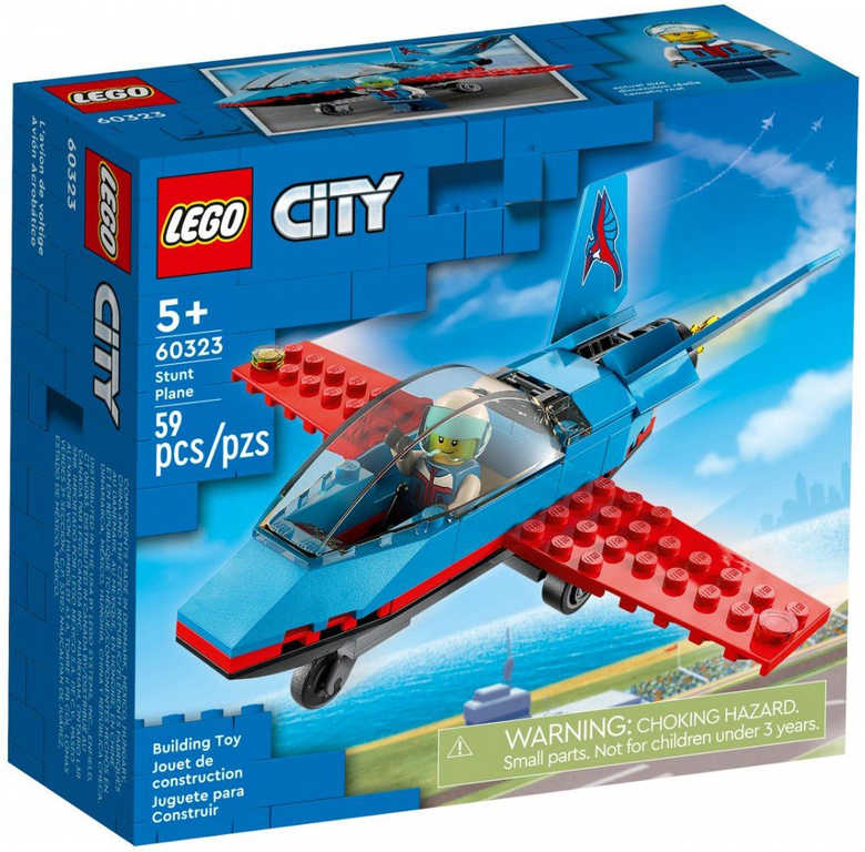 LEGO CITY Kaskadérské letadlo 60323 STAVEBNICE - zvìtšit obrázek