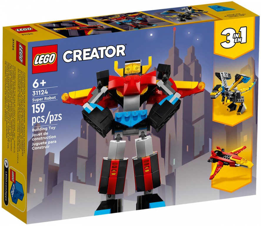 LEGO CREATOR Super robot 3v1 31124 STAVEBNICE - zvìtšit obrázek