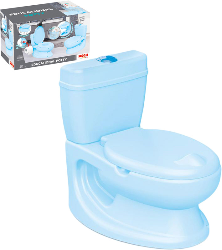 Baby toaleta modrá WC pro dìti záchod s vyjímatelným noèníkem plast pro miminko - zvìtšit obrázek