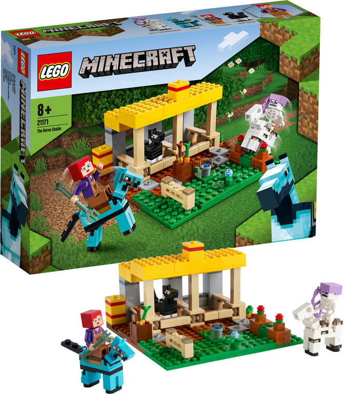 LEGO MINECRAFT Koòská stáj 21171 STAVEBNICE - zvìtšit obrázek