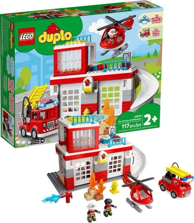 LEGO DUPLO Hasièská stanice na baterie Svìtlo Zvuk 10970 STAVEBNICE - zvìtšit obrázek