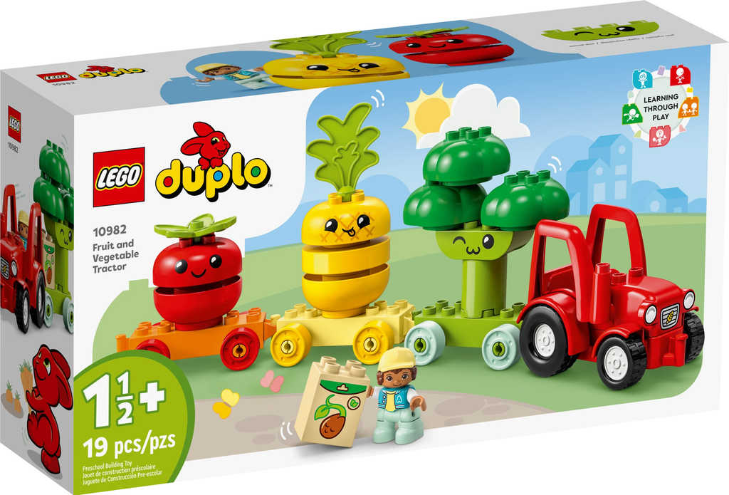 LEGO DUPLO Traktor se zeleninou a ovocem 10982 STAVEBNICE - zvìtšit obrázek