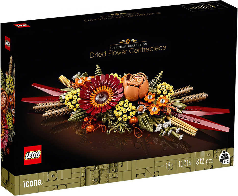 LEGO ICONS Dekorace ze sušených kvìtù 10314 STAVEBNICE - zvìtšit obrázek