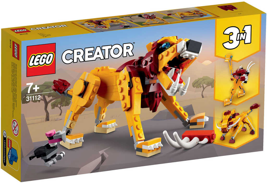 LEGO CREATOR Divoký lev 31112 STAVEBNICE - zvìtšit obrázek