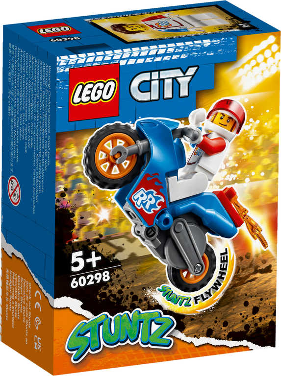LEGO CITY Kaskadérská motorka s raketovým pohonem 60298 STAVEBNICE - zvìtšit obrázek