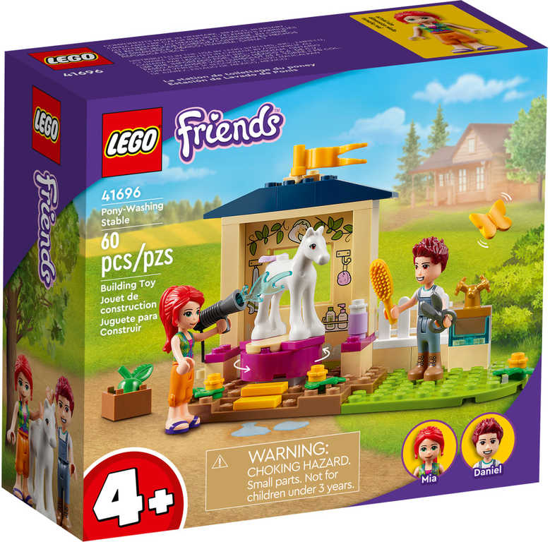 LEGO FRIENDS Èištìní poníka ve stáji 41696 STAVEBNICE - zvìtšit obrázek